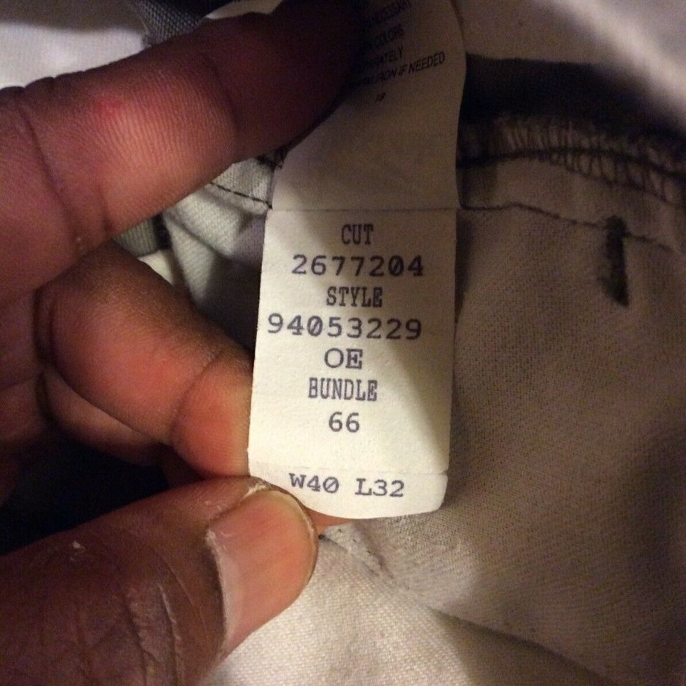 Duxbak Chino Casual Pants size 38x32 Olive green - Picture 8 of 10